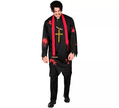 Costume de prêtre zombie pour hommes