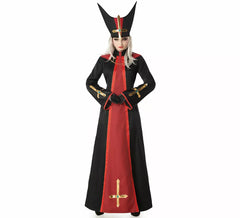 Déguisement de prêtresse satanique femme