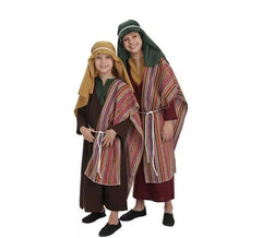 Costume de St. Joseph ou d'Hébreu en couleurs assorties pour enfants
