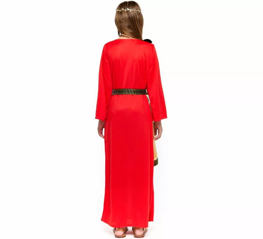 Translation missing: fr.Disfraz de Senadora Romana rojo para mujer