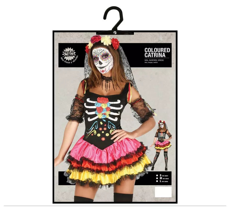 Disfraz de Señorita del Día de Muertos para mujer