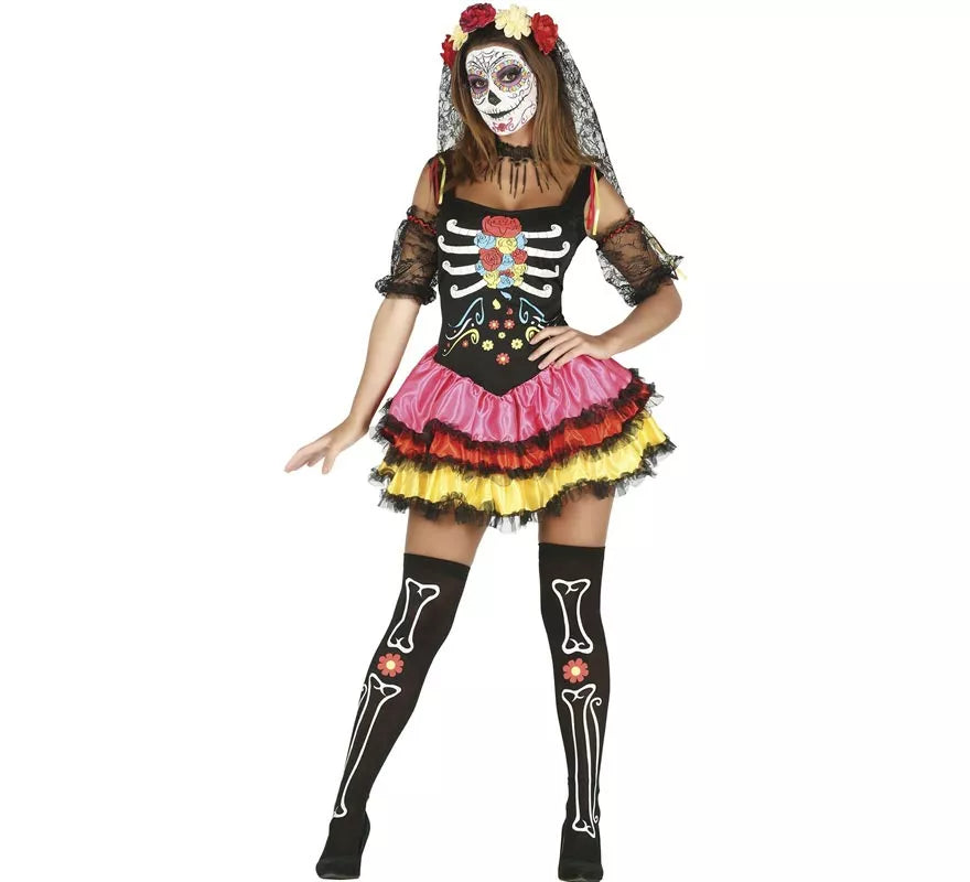 Translation missing: fr.Disfraz de Señorita del Día de Muertos para mujer