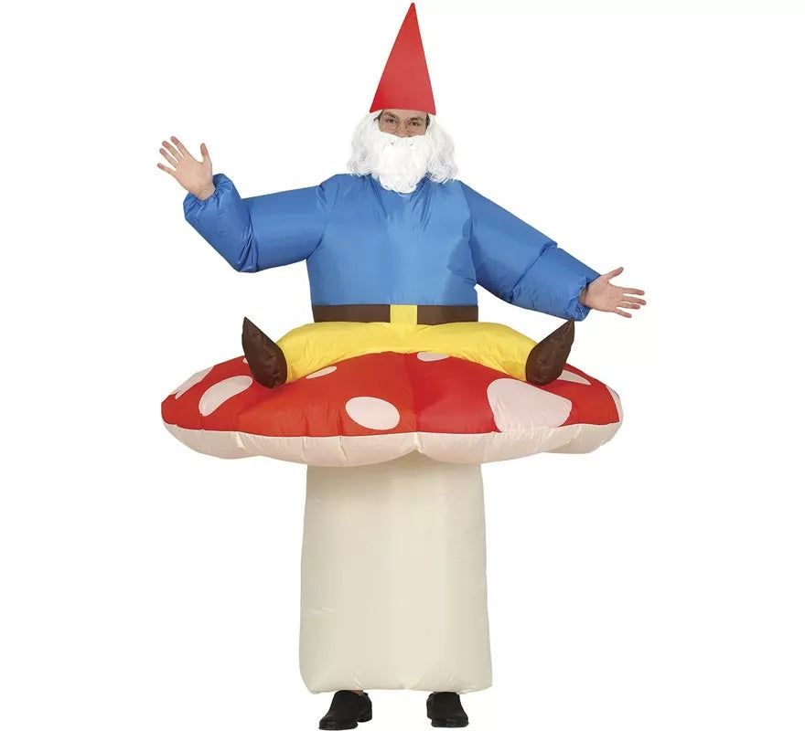 Translation missing: fr.Disfraz de Seta Hinchable con Enanito para adultos