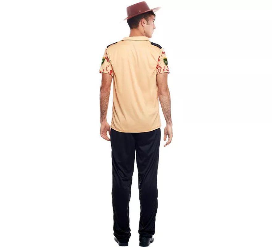 Disfraz de Sheriff Zombie para hombre