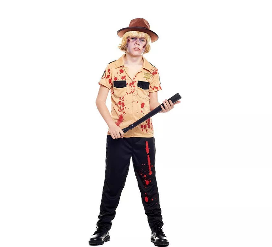 Translation missing: fr.Disfraz de Sheriff Zombie para niño