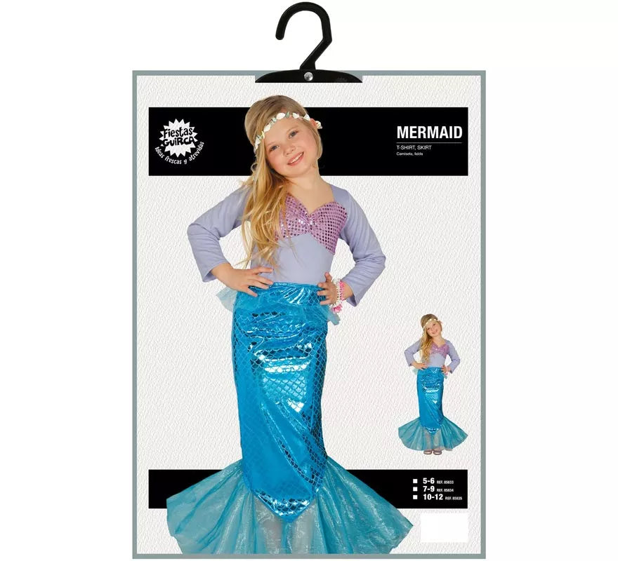 Translation missing: fr.Disfraz de Sirena Brillante para niña