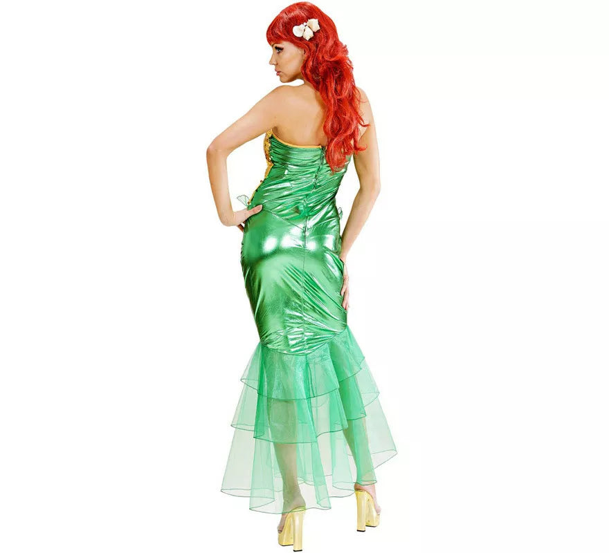 Translation missing: fr.Disfraz de Sirena Verde y Amarillo para mujer