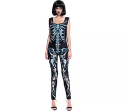 Costume de crâne pour femme