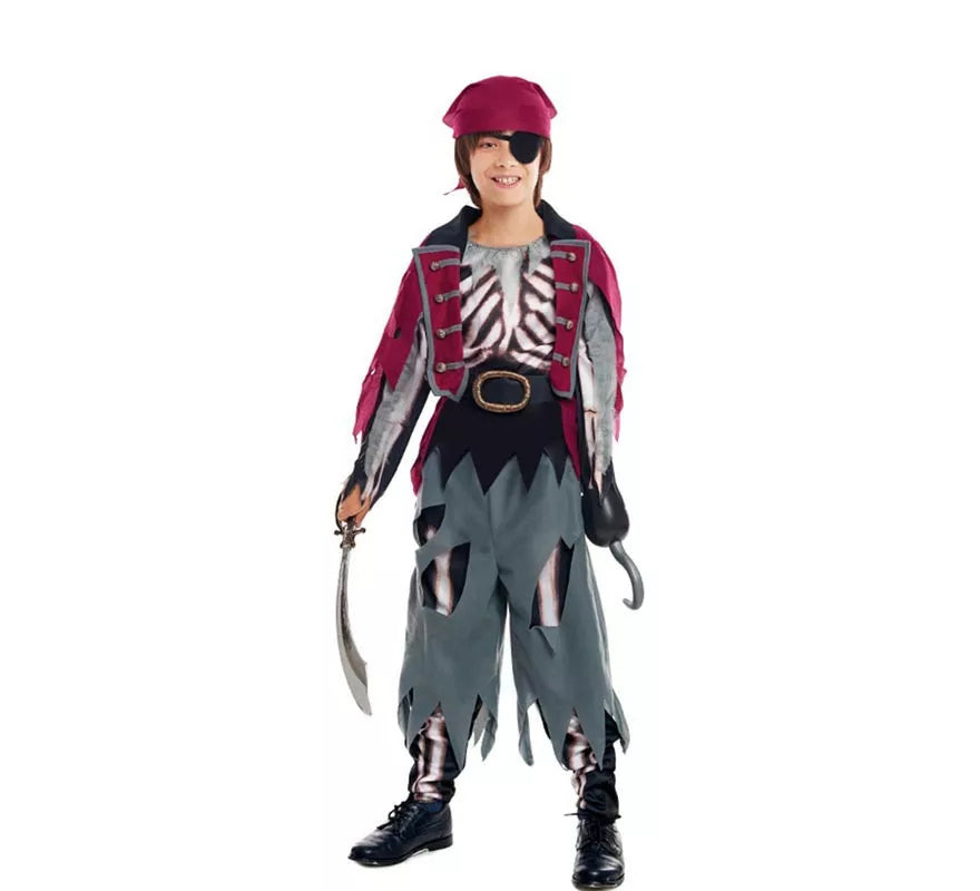 Translation missing: fr.Disfraz de Skull Pirate para niño