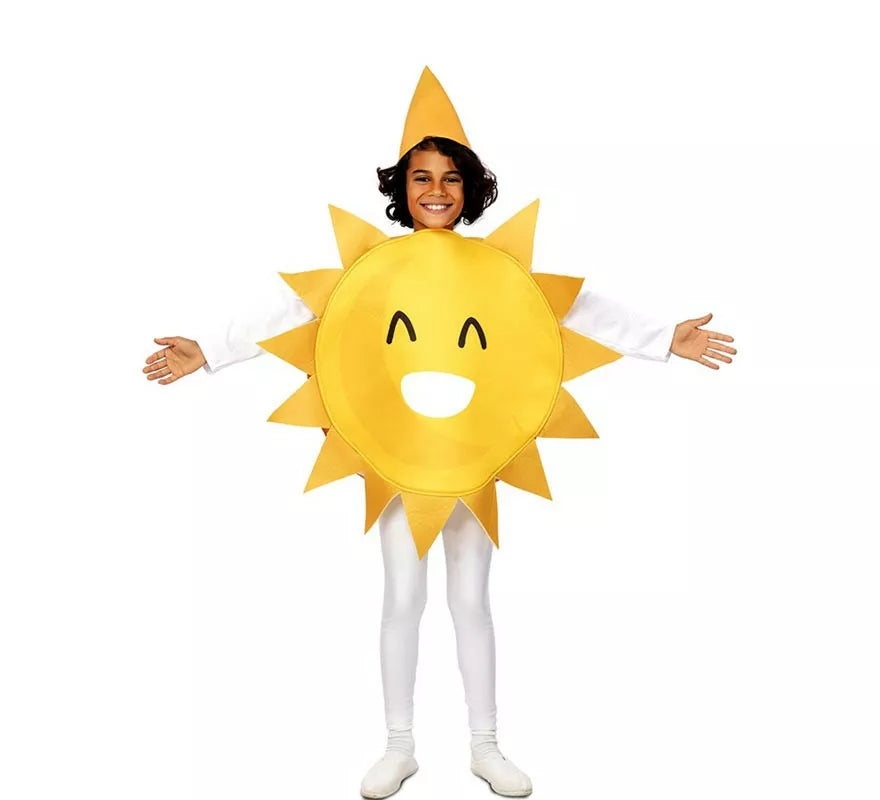 Translation missing: fr.Disfraz de Sol Sonriente con gorro para niño