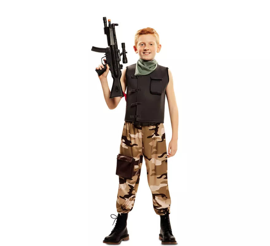 Translation missing: fr.Disfraz de Soldado de Combate para niño
