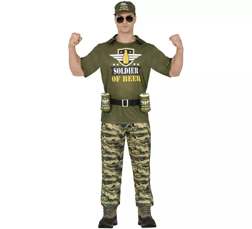 Translation missing: fr.Disfraz de Soldado de la Cerveza para hombre