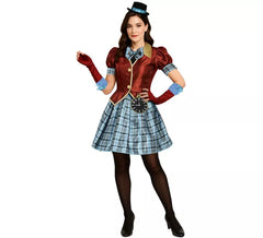 Costume de fabricant de chapeaux Tic Tac pour femme