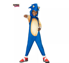 Déguisement classique de Sonic le hérisson avec masque pour enfants
