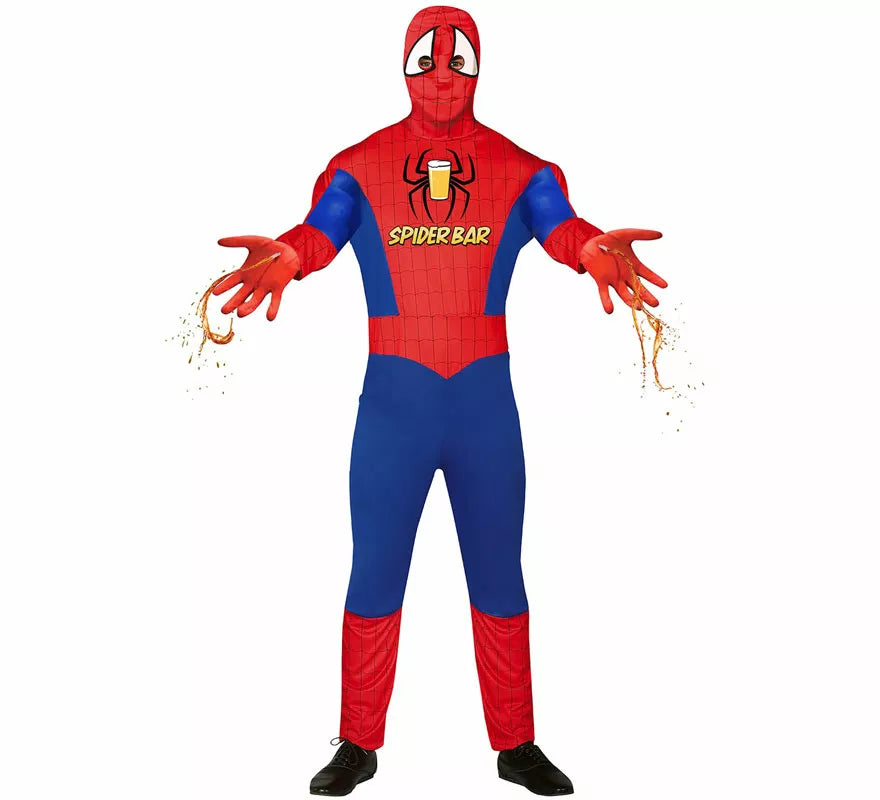 Translation missing: fr.Disfraz de SpiderBar con Lanzalíquido para hombre