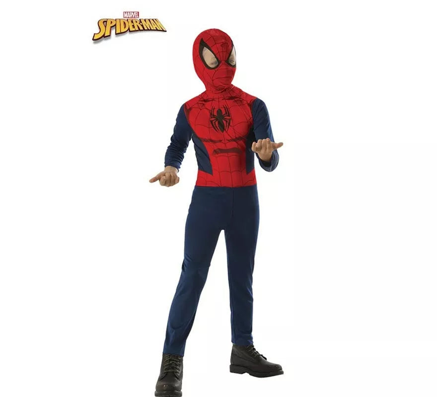 Translation missing: fr.Disfraz de Spiderman Opp con máscara en caja para niño