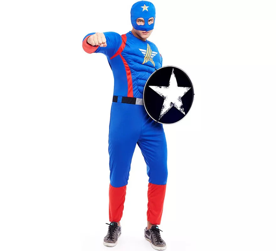 Translation missing: fr.Disfraz de Star Héroe Americano para hombre