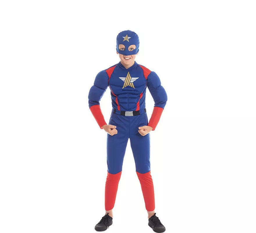 Translation missing: fr.Disfraz de Star Héroe Americano para niño