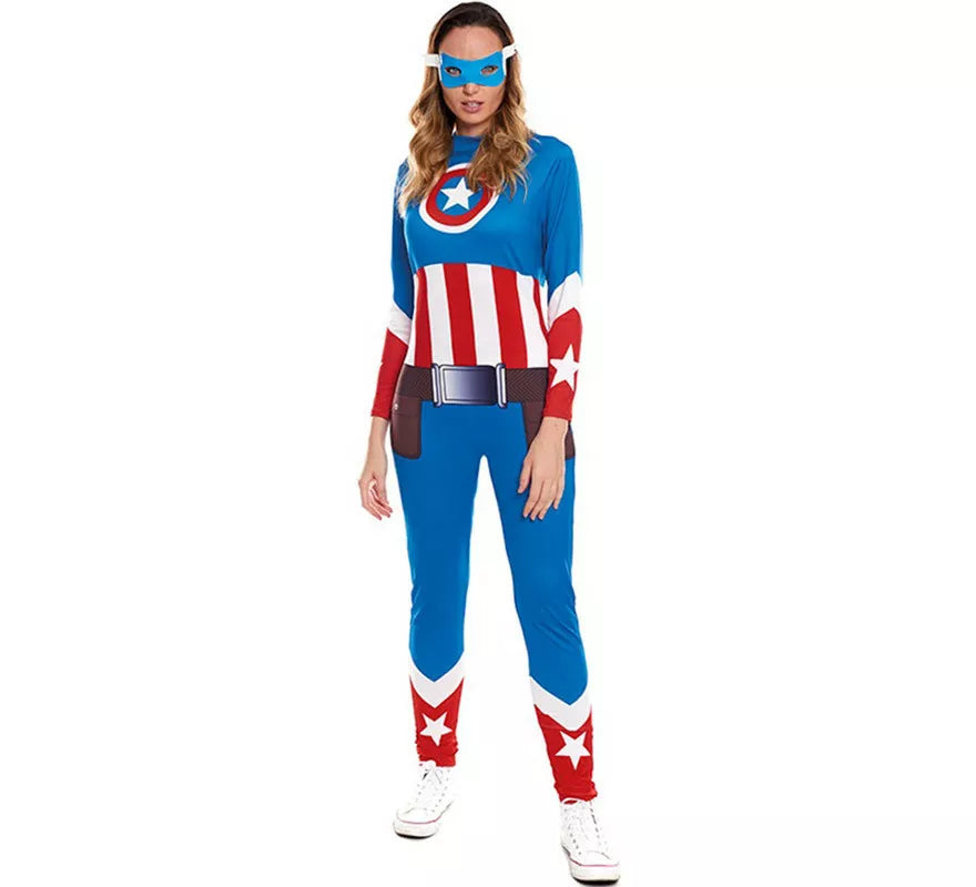 Translation missing: fr.Disfraz de Star Heroína Americana para mujer