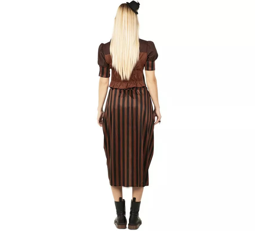 Translation missing: fr.Disfraz de Steampunk a Rayas para mujer