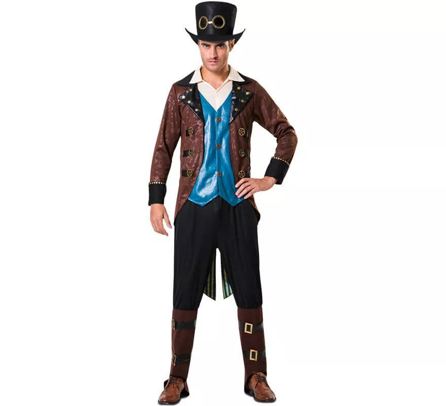 Translation missing: fr.Disfraz de Steampunk con sombrero para hombre