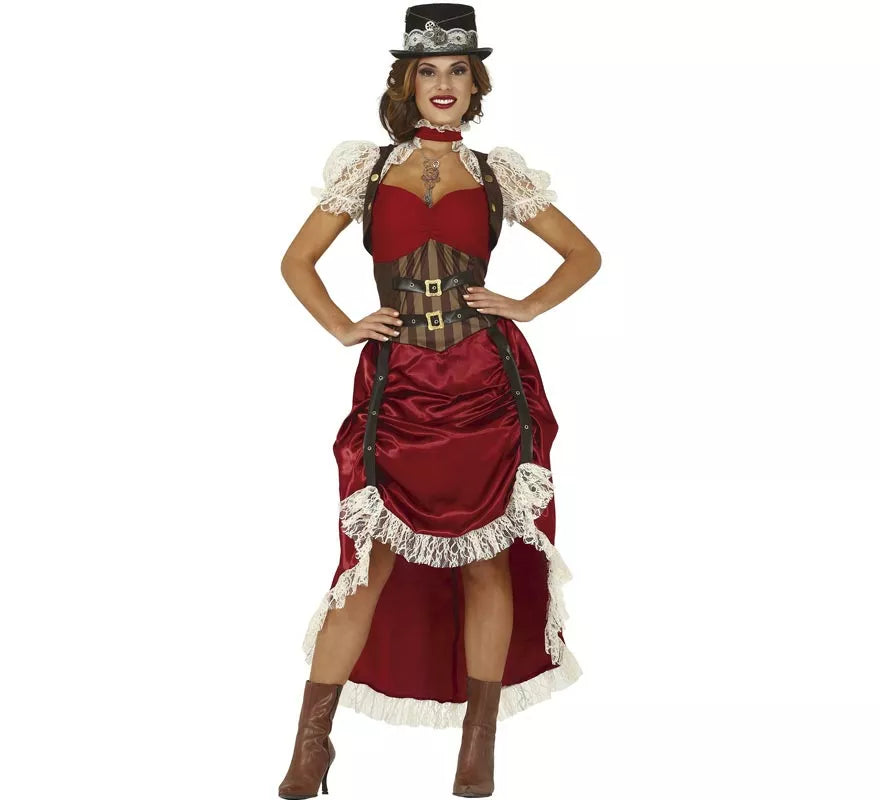 Translation missing: fr.Disfraz de Steampunk Granate para mujer