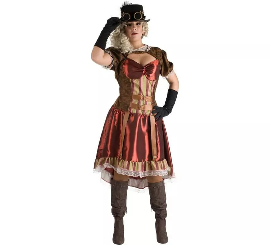 Translation missing: fr.Disfraz de Steampunk Granate para mujer
