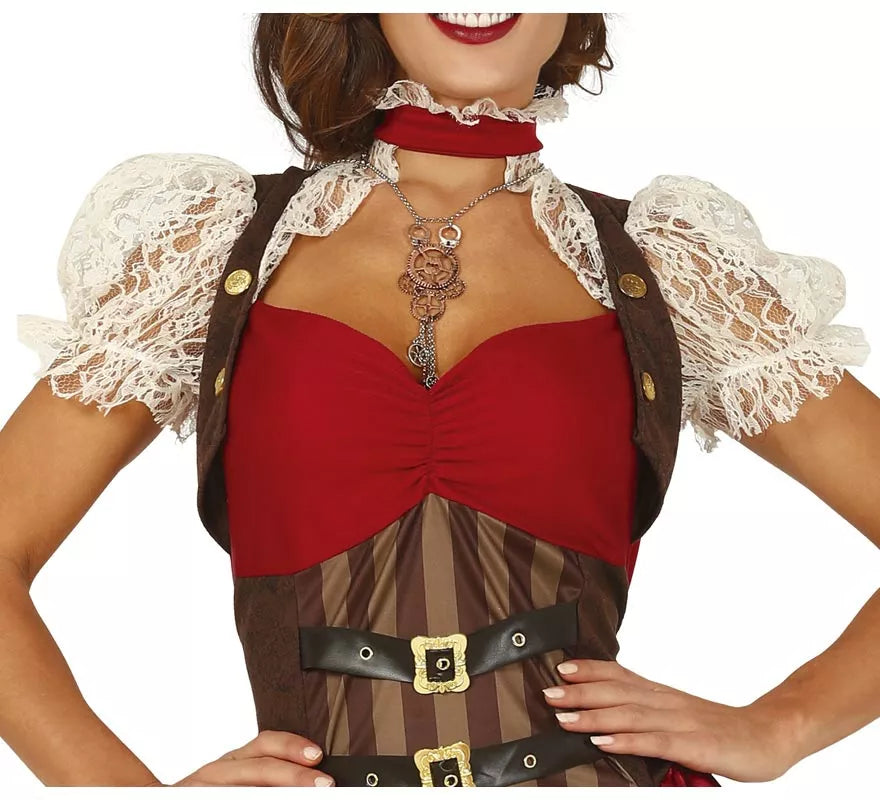 Translation missing: fr.Disfraz de Steampunk Granate para mujer