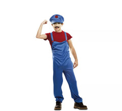Déguisement de Super Plumber Rouge pour enfants
