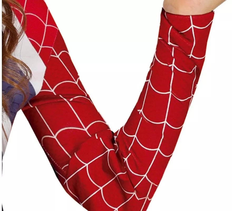 Translation missing: fr.Disfraz de Super Heroína Arácnida encapuchada para niña