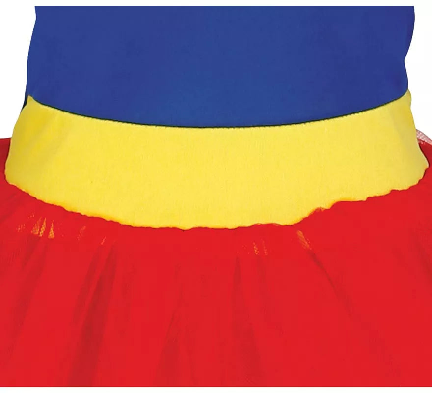 Translation missing: fr.Disfraz de Súper Heroína Azul y Rojo con tutú para niña