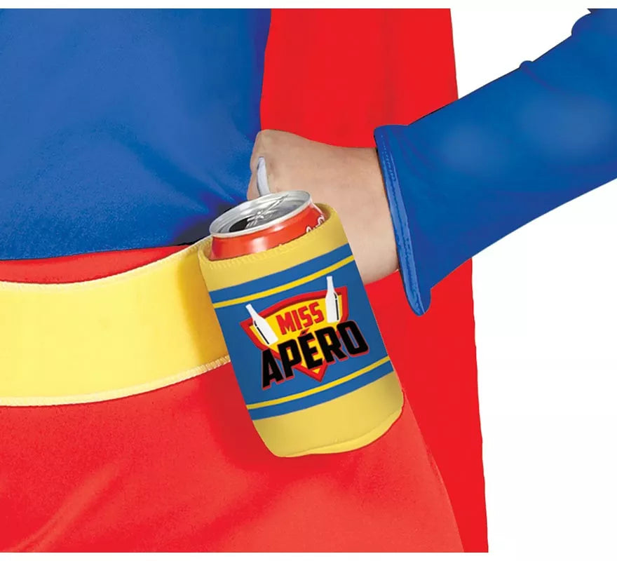 Translation missing: fr.Disfraz de Super Heroína con bebidas para mujer