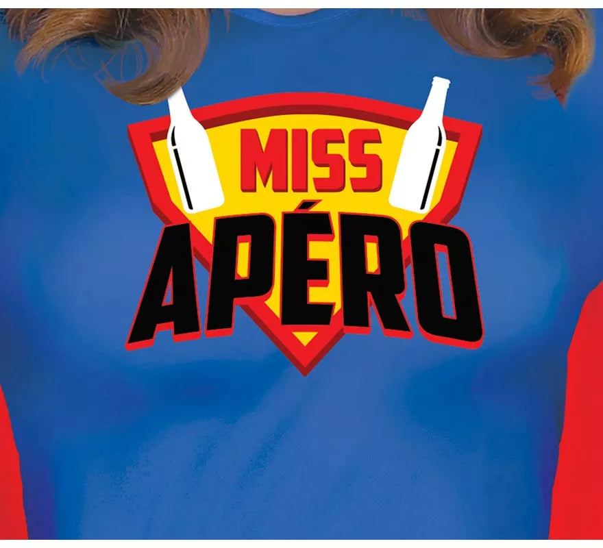Translation missing: fr.Disfraz de Super Heroína con bebidas para mujer