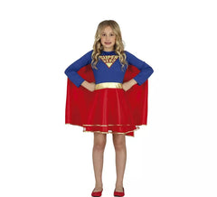 Déguisement de super héroïne avec jupe fille