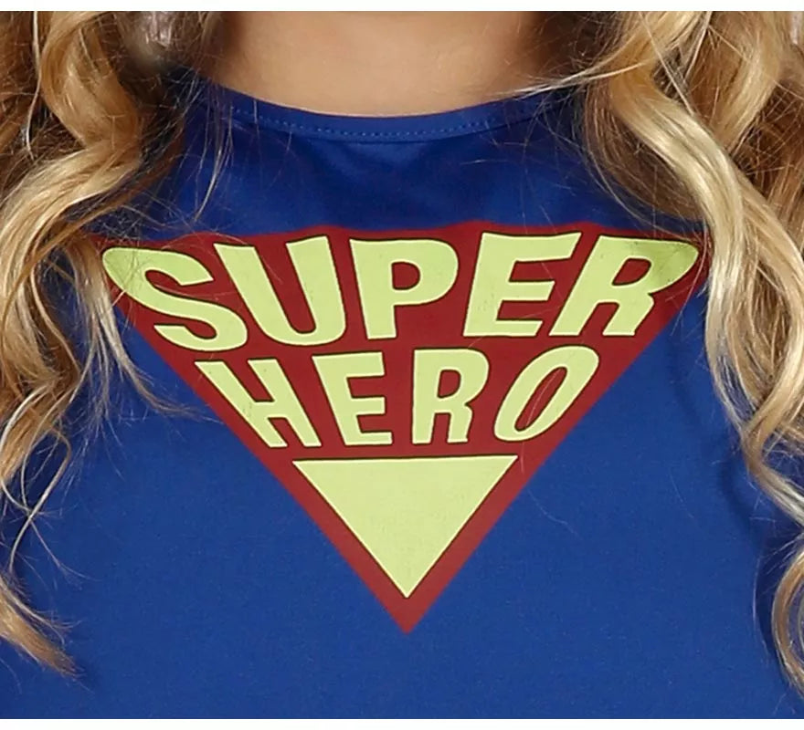 Translation missing: fr.Disfraz de Super Heroína con falda para niña