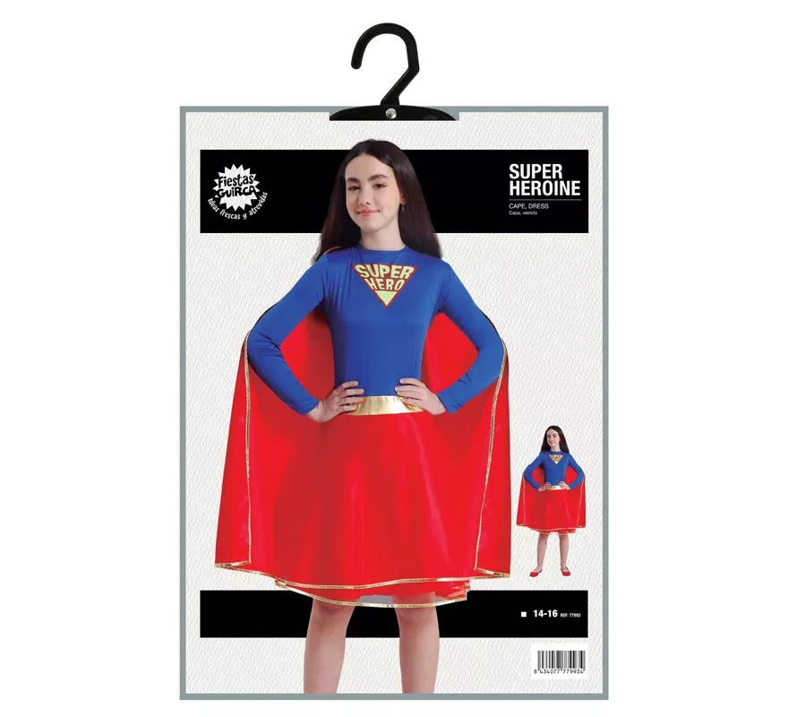 Translation missing: fr.Disfraz de Super Heroína Criptoniana para adolescente