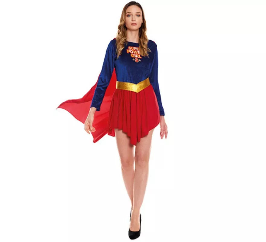 Translation missing: fr.Disfraz de Super Heroína Kriptoniana para mujer