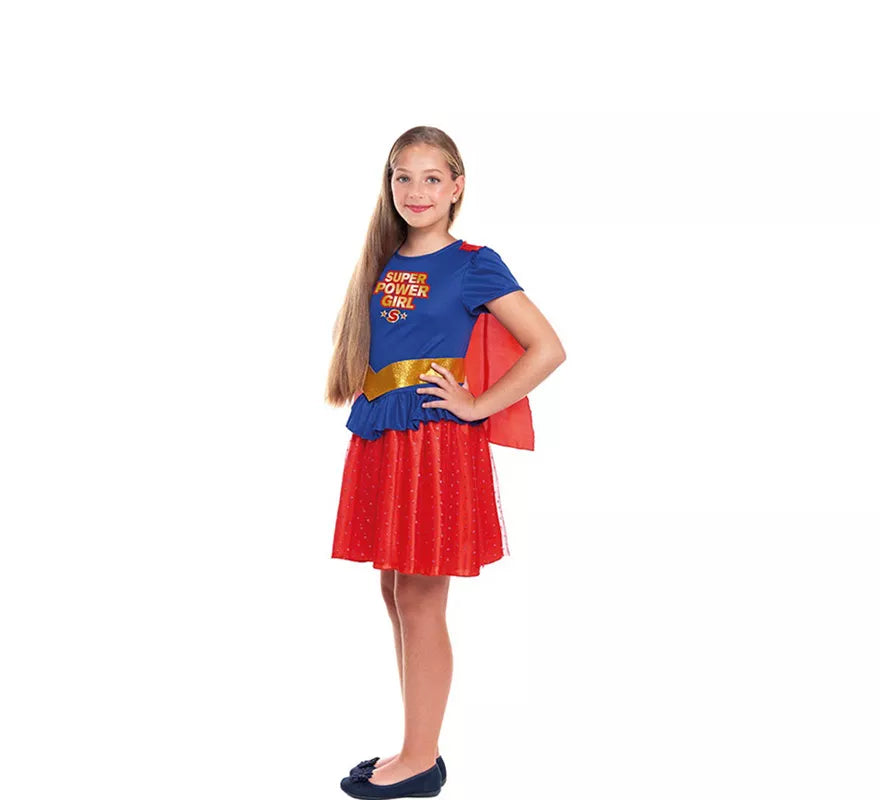 Translation missing: fr.Disfraz de Super Heroína Kriptoniana para niña