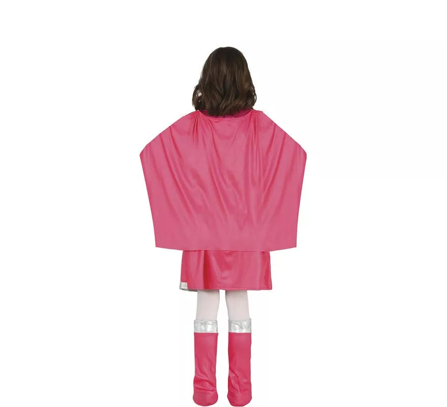 Translation missing: fr.Disfraz de Super Heroína Rosa para niña