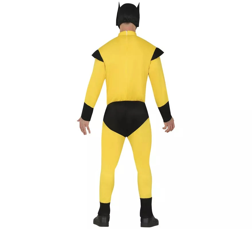 Translation missing: fr.Disfraz de Súper Lobo amarillo para hombre