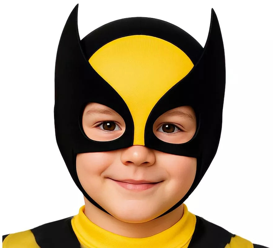 Translation missing: fr.Disfraz de Súper Lobo amarillo para niño