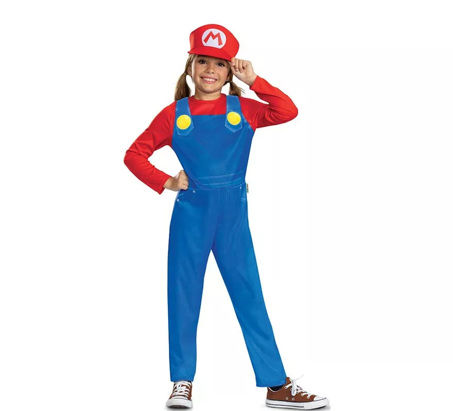 Translation missing: fr.Disfraz de Super Mario con gorro para niños
