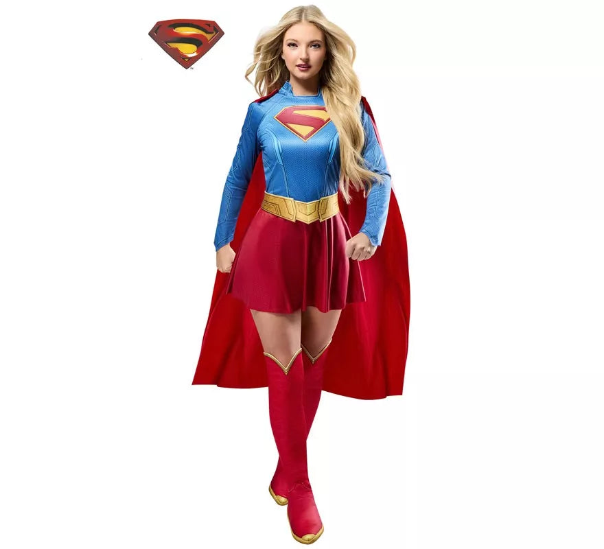 Translation missing: fr.Disfraz de Supergirl Deluxe para mujer