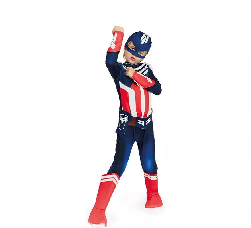 Translation missing: fr.Disfraz de Superhéroe americano para niño