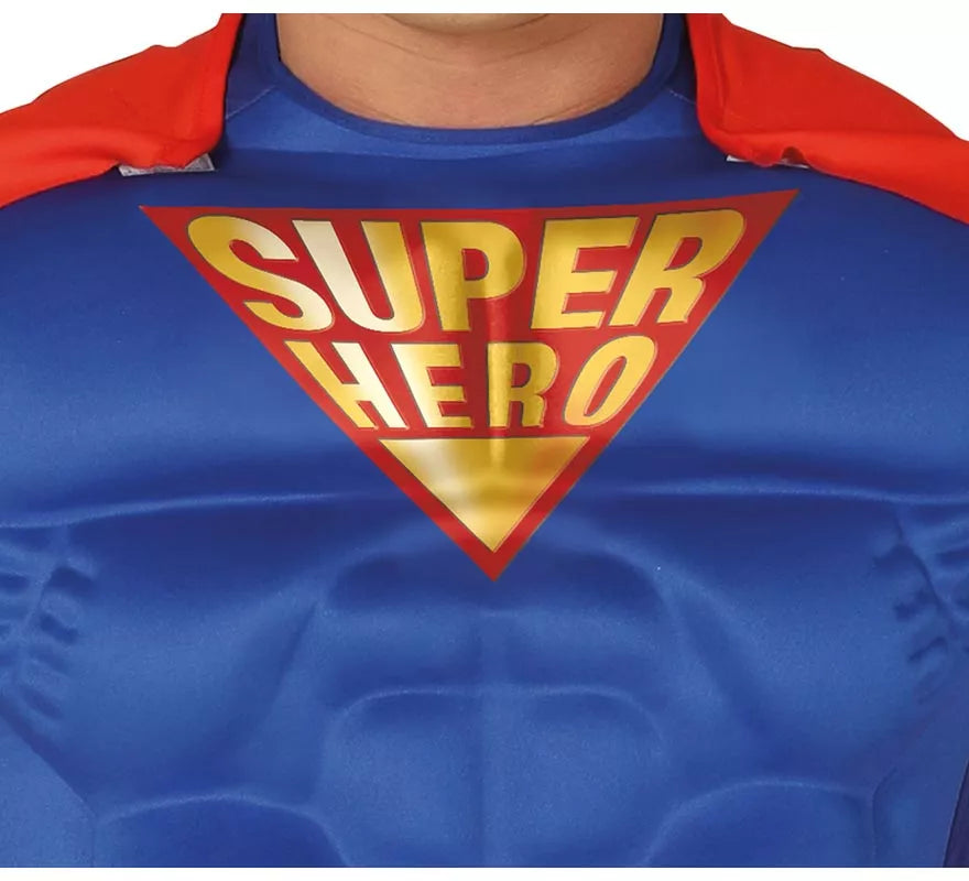 Disfraz de Superhéroe Azul para hombre