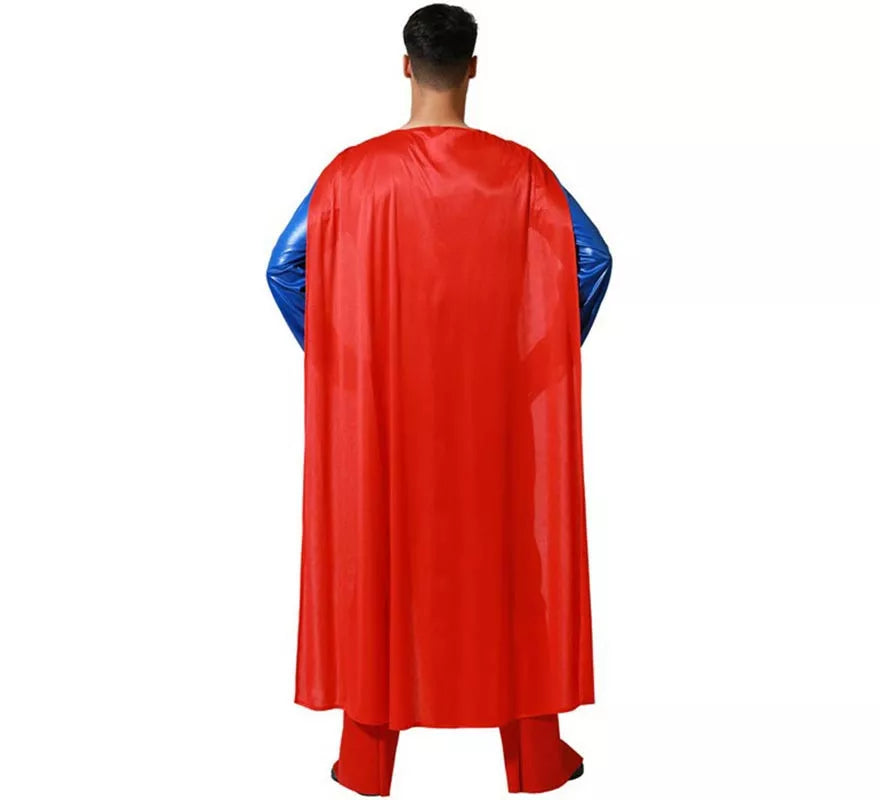 Translation missing: es.Disfraz de Súperheroe azul y rojo para hombre