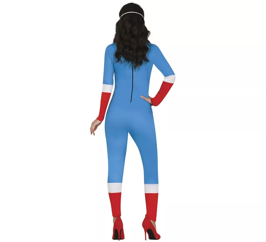Translation missing: fr.Disfraz de Superheroína Capitana Azul para mujer