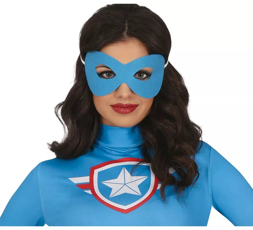 Translation missing: fr.Disfraz de Superheroína Capitana Azul para mujer