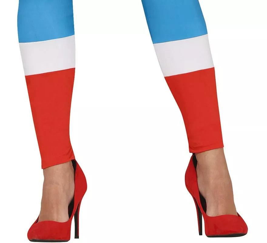 Translation missing: fr.Disfraz de Superheroína Capitana Azul para mujer