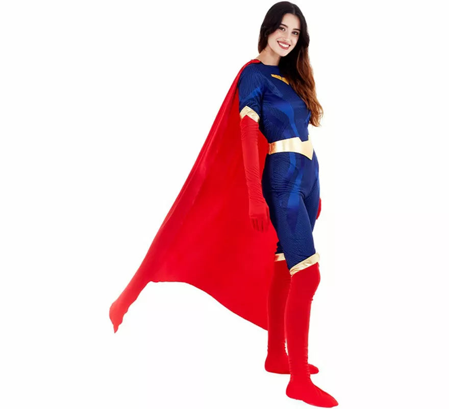 Translation missing: fr.Disfraz de Superheroína Premium para mujer